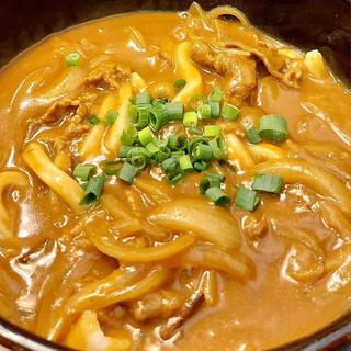 牛かれーうどん(手打ちうどん　こんぴら茶屋)