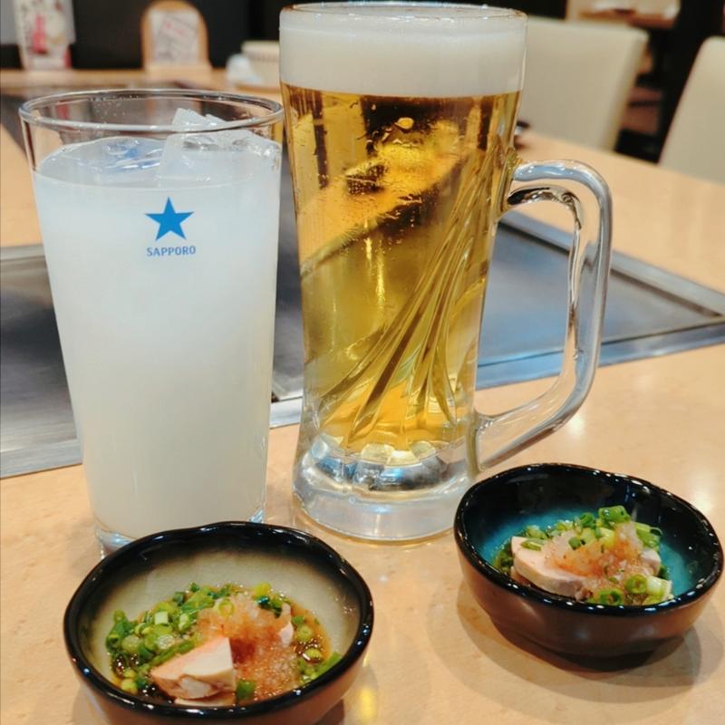 生ビール(鉄板焼き 商人)