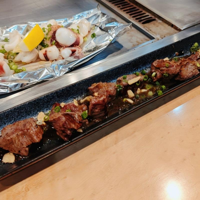 和牛のサイコロステージ(鉄板焼き 商人)