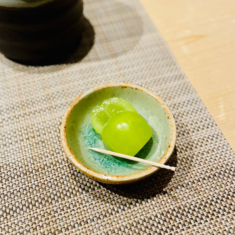 ランチ限定おまかせ握りコース　水菓子(意気な寿し処 阿部 青山店)