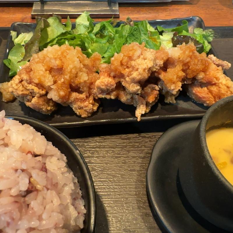 鶏の竜田あげ　おろしポン酢(まるみ食堂 )