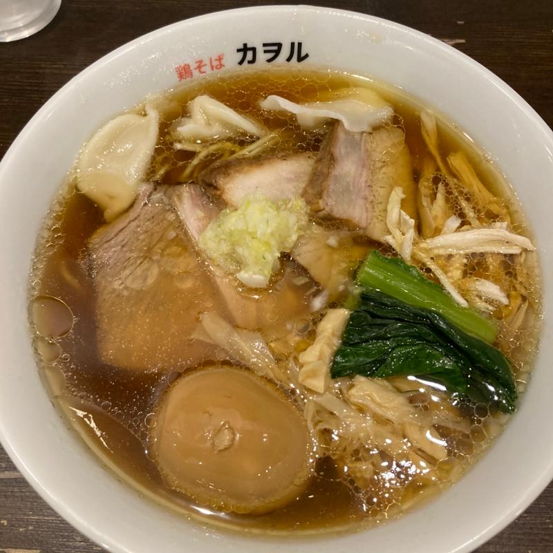 塩そば全部のせ(鶏そば カヲル 小倉店)
