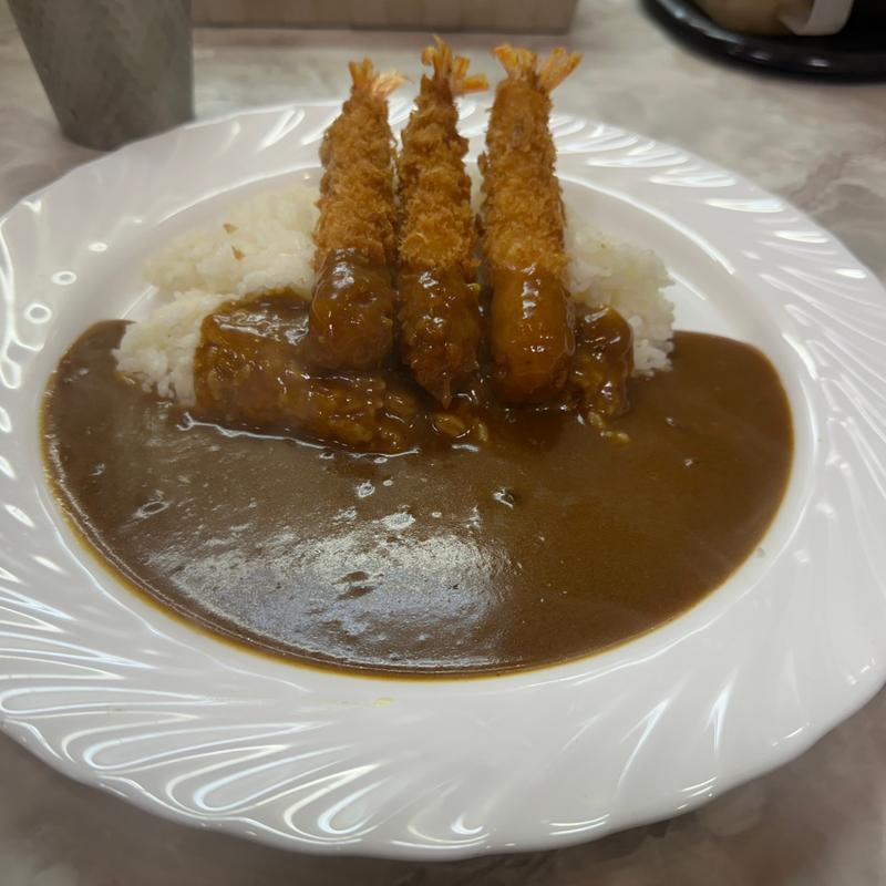 エビフライカレー(カレーハウスＴ＆Ａ東天満店)