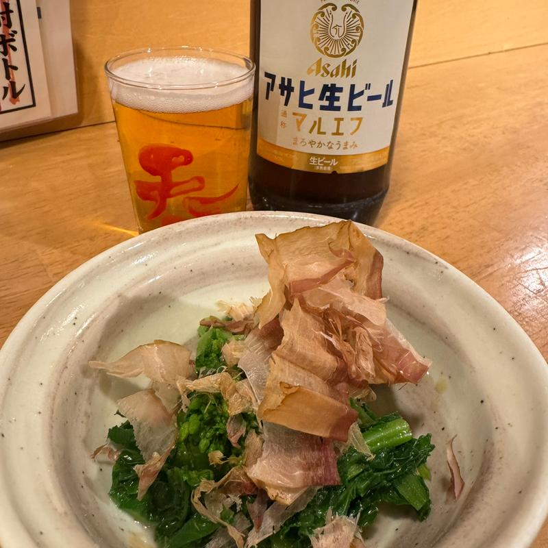 菜の花辛子和え(鳥一伝承　焼鳥酒場ヤスモリ商店)