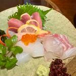 お造り定食（上）(割烹 とんぼ)