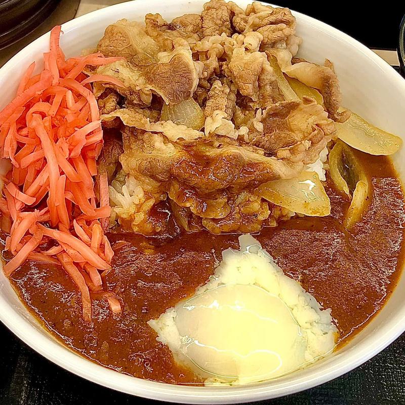 肉だく牛魯珈カレー(吉野家 祖師ケ谷大蔵駅前店)