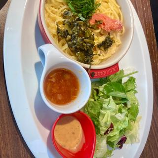 発酵バター香る炙りたらこと高菜の博多風バスタ(むさしの森珈琲 北久里浜店)