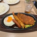 鉄板ハンバーグ元気盛り(ガスト 蒲郡店 )