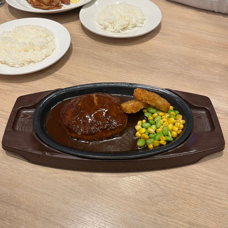 チーズインハンバーグ(ガスト 蒲郡店 )