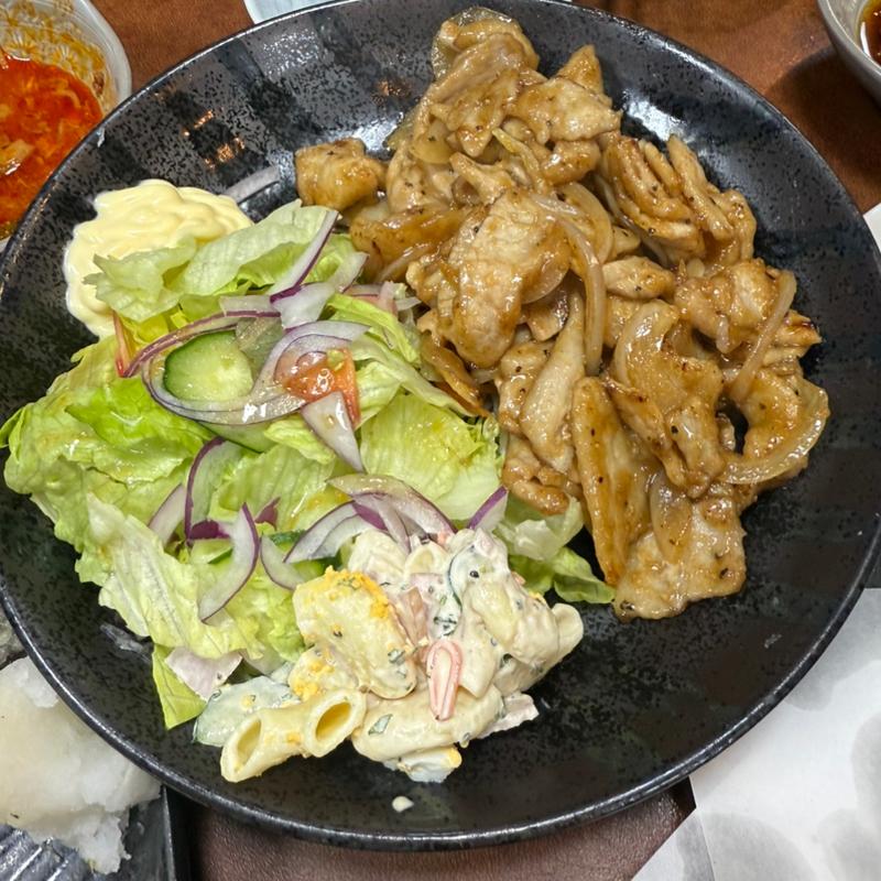 豚カルビ生姜焼き(福島屋)