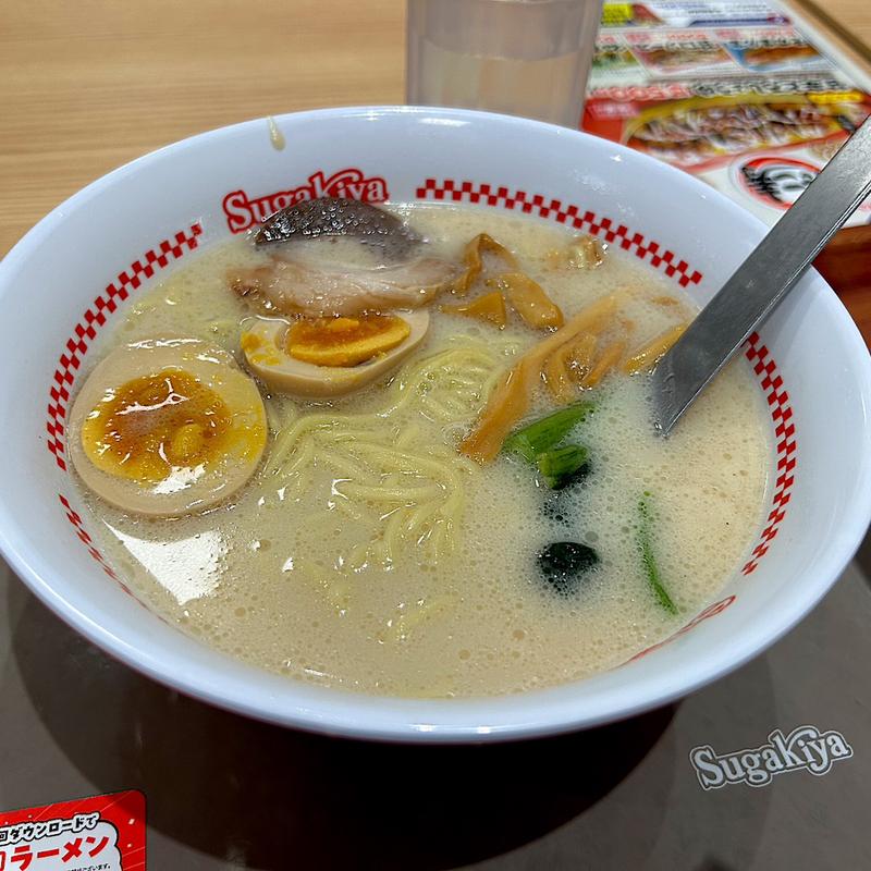 濃い味スガキヤラーメン(スガキヤ そよら鈴鹿白子店)