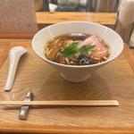 炭火焼鯵煮干しそば(銀座らぁ麺 しら石)