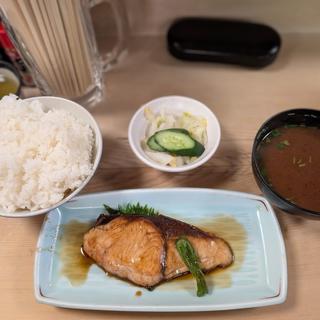 ブリ照り焼き定食(三洲屋銀座店)