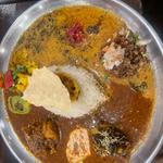 カレープレート(カレー屋バンバン)