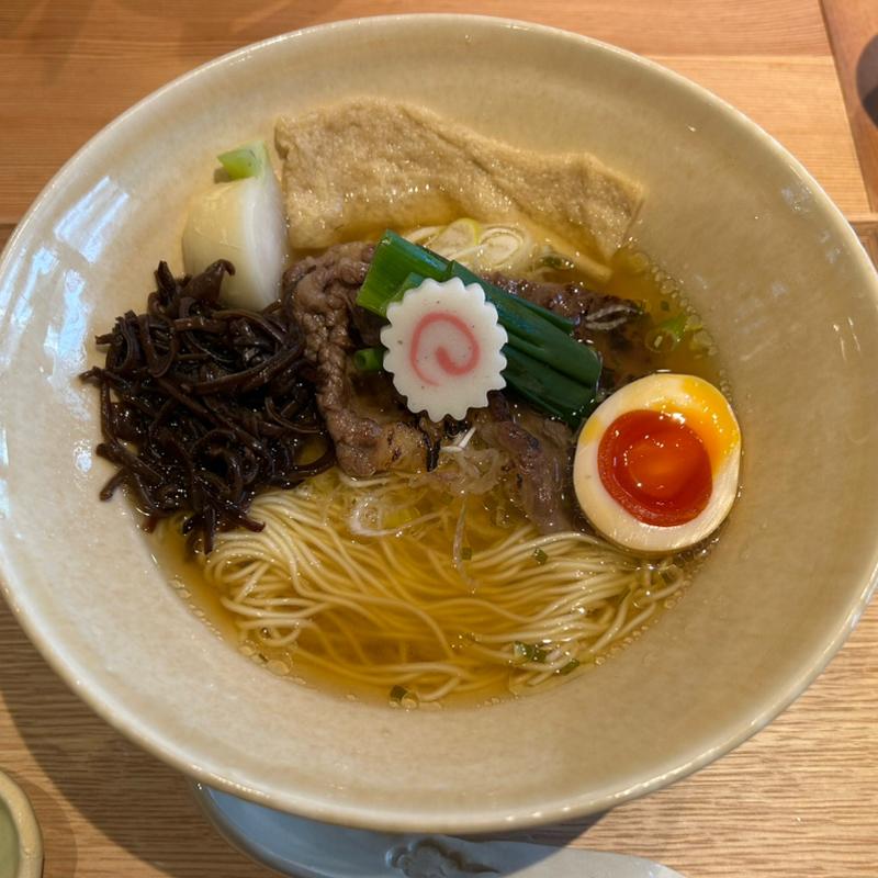 炙り和牛白出汁そば(MENYA INOICHI #3)