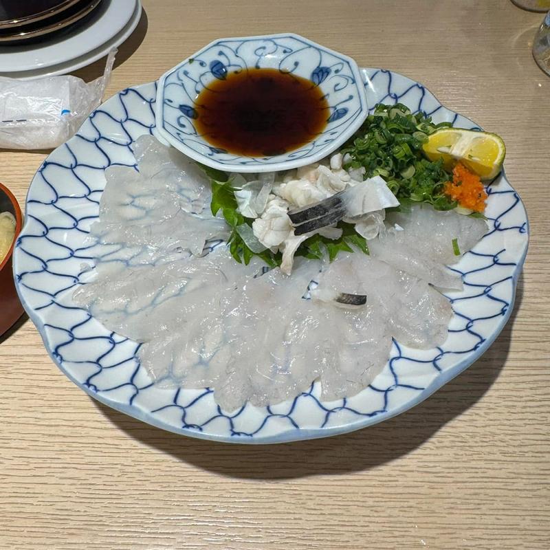 トラフグポン酢(すしセンター 裏天王寺)