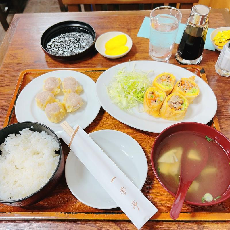 春巻定食(一芳亭 船場店)