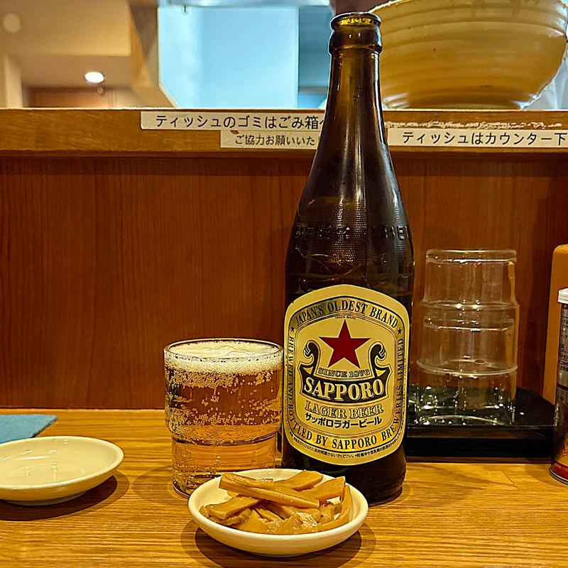 ビール(中)(中華料理 新雅)