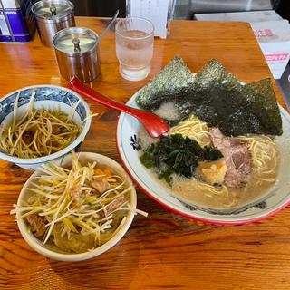 塩ラーメン　半ライス　ネギ別皿(椿　ラーメンショップ 木立店 )