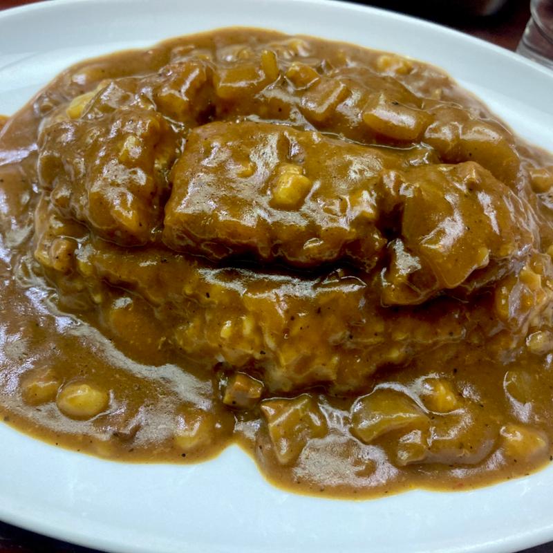 名物カツカレー(日乃屋カレー 湯島本店)