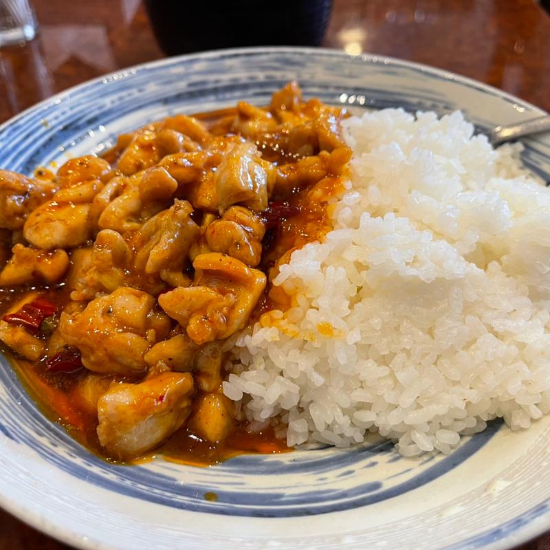 鶏肉麻辣丼(上海亭 五反野本店)