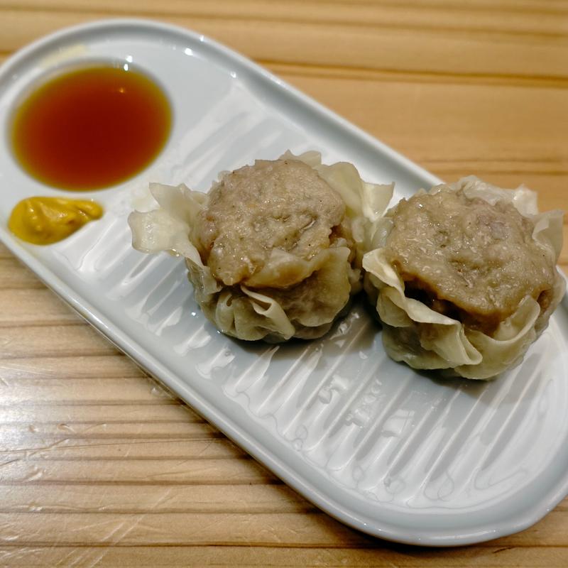 シュウマイ+白米ごはん(博多 豚そば月や 西梅田店)