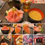 ドカ盛り店長丼(目利きの銀次 東中野駅前店)