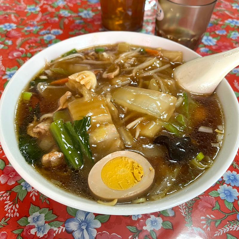 野菜あんかけ　広東麺(台湾料理 翠芳)