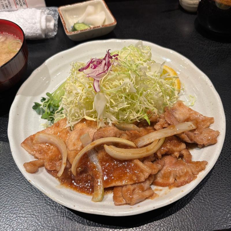 生姜焼き(もち豚とんかつ たいよう)