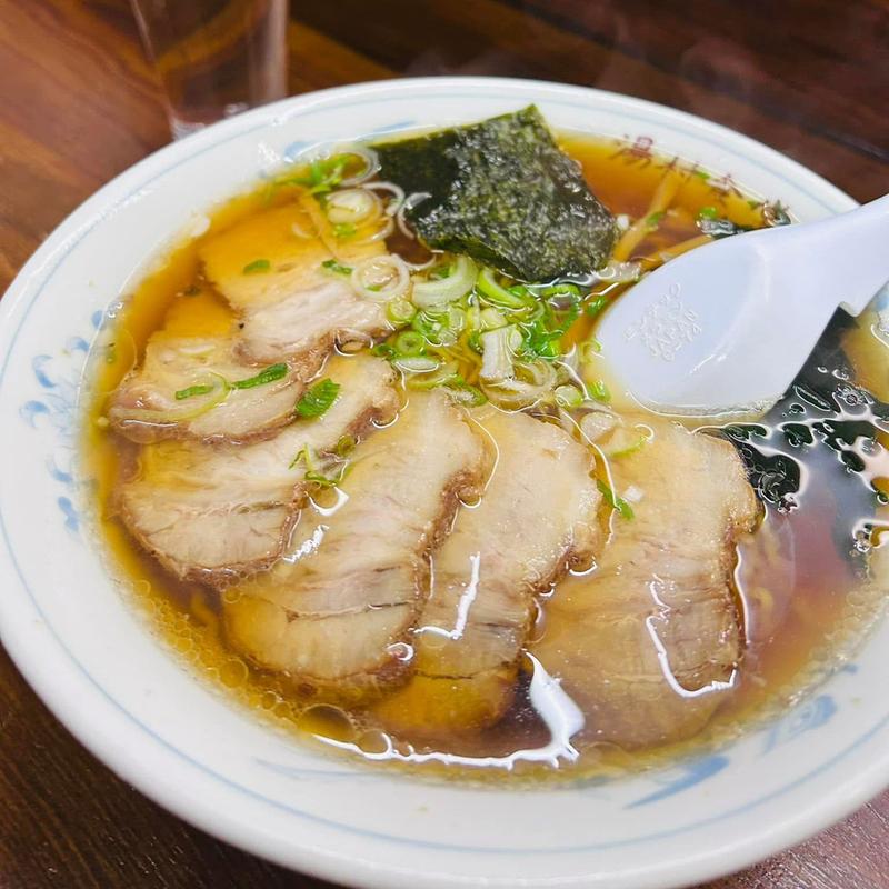チャーシュー麺(湯村食堂)
