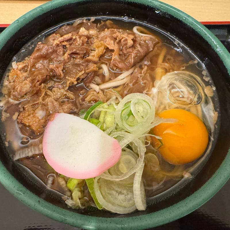 肉玉そば(金沢 駅そば 加賀 白山そば)