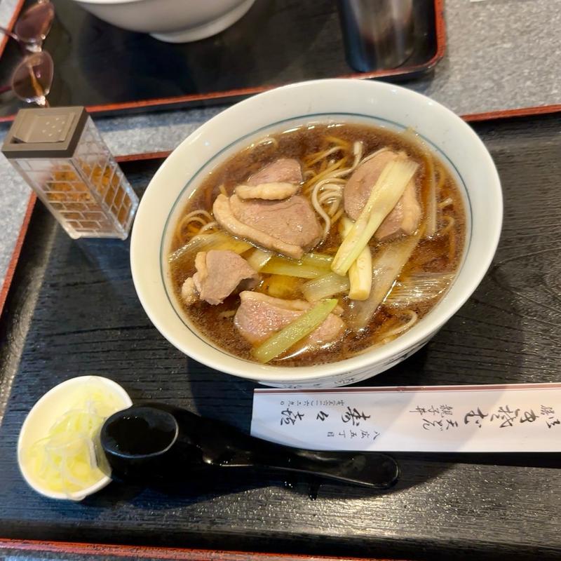 鴨南蛮そば(寿々㐂)