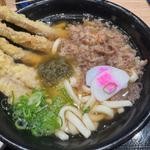 肉ごぼ天うどん