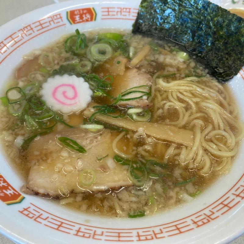 忘れられない中華そばセット(餃子の王将 上鳥羽店 （ギョウザノオウショウ）)