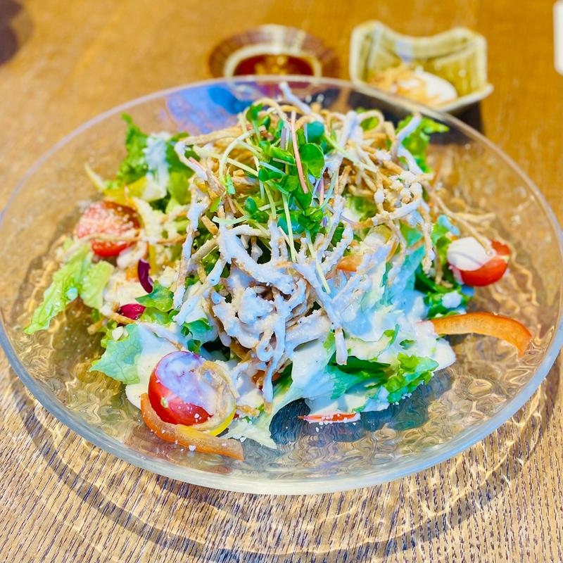 揚げ蕎麦サラダ(まる竹「膳」 )