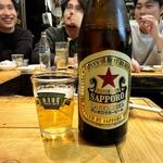 サッポロ赤星ラガー(大衆酒場 チャン栓チャン)