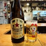 サッポロ赤星ラガー(大衆酒場 チャン栓チャン)