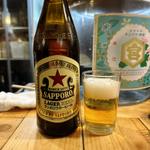 サッポロ赤星ラガー(大衆酒場 チャン栓チャン)