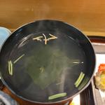 お吸い物(寿司御膳 松)