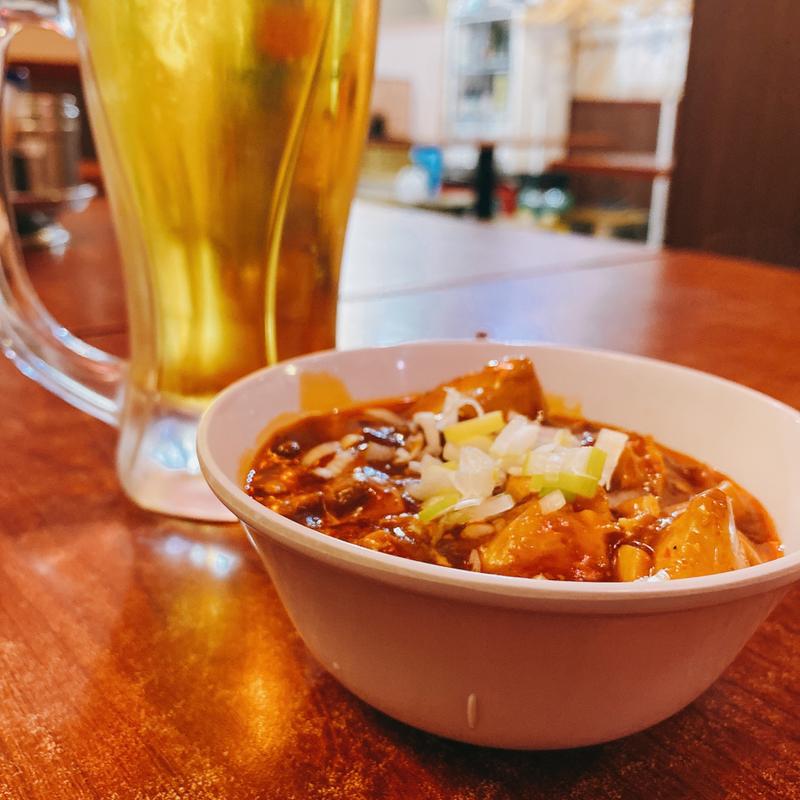 麻婆豆腐（お通し）(焼小籠包ドラゴン)