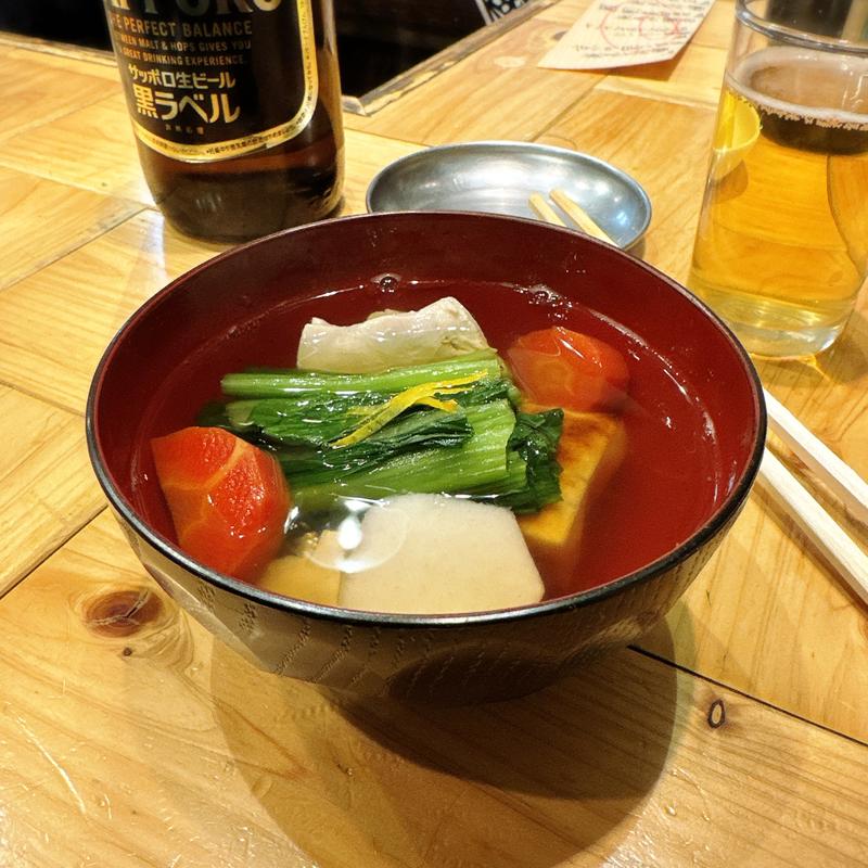 津上家のお雑煮(大衆酒場 チャン栓チャン)