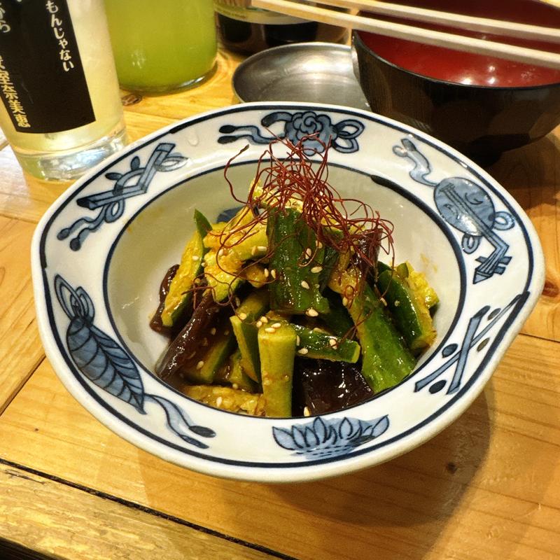 ピリ辛たたききゅうり(大衆酒場 チャン栓チャン)