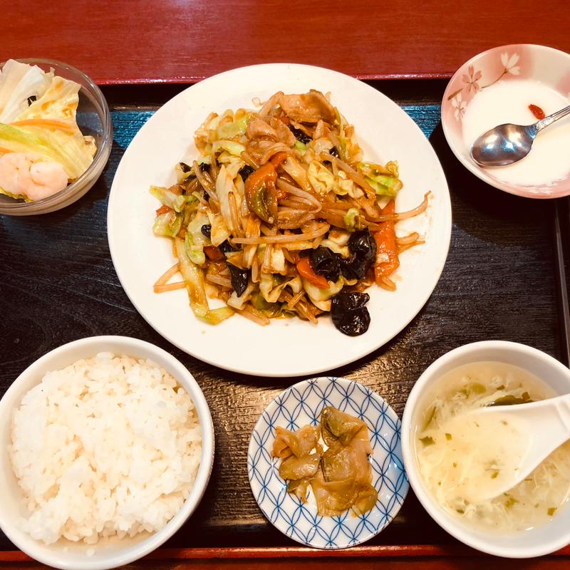 肉野菜の味噌炒め定食(福泰酒家 （フクタイシュカ）)