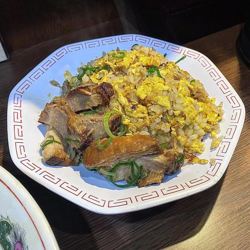 半チャンセット(中華そば 花京 鴫野店)