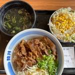 カルビ定食(カルビ丼とスン豆腐専門店 韓丼 天白店)