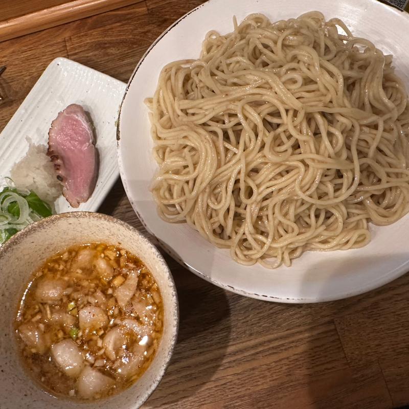 鴨つけそば(自家製麺 純)