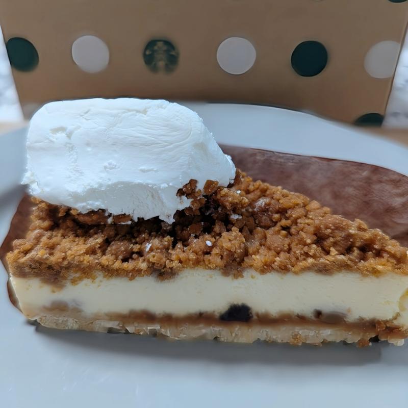 ナッツ＆キャラメルチーズケーキ(スターバックスコーヒー 高槻阪急スクエア店)