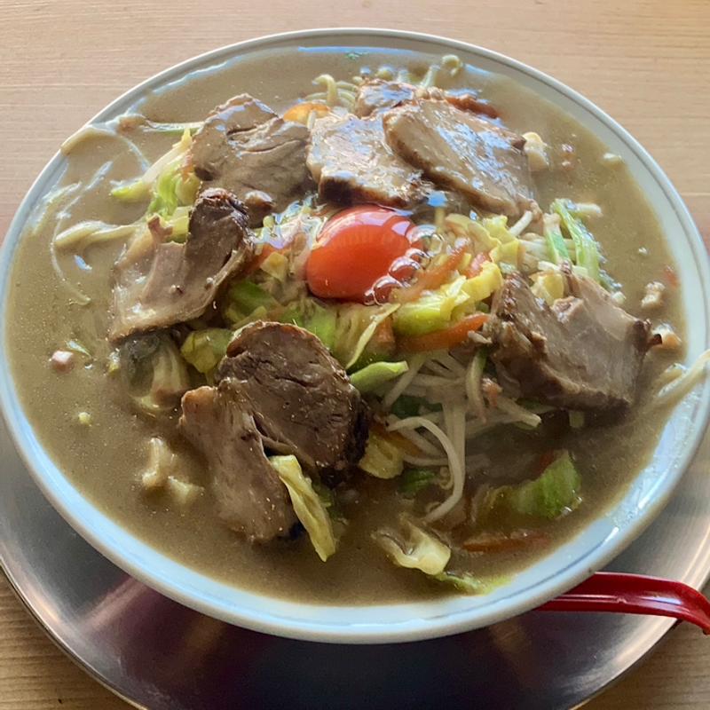 ちゃんぽん チャーシューのせ 常連さん100%(ちゃんぽん旭)