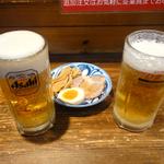 ぐい飲みセット（おつまみ3点盛り＋中ジョッキ）