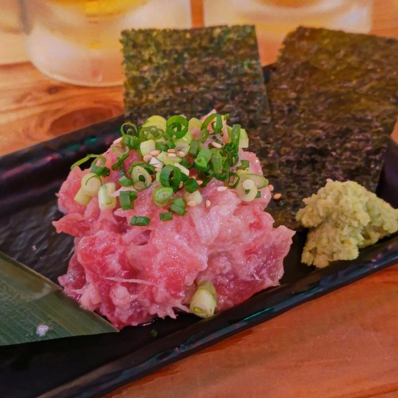 自家製ネギトロ(多分横浜で一番安い居酒屋 呑りお)